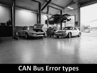 CAN bus error types.